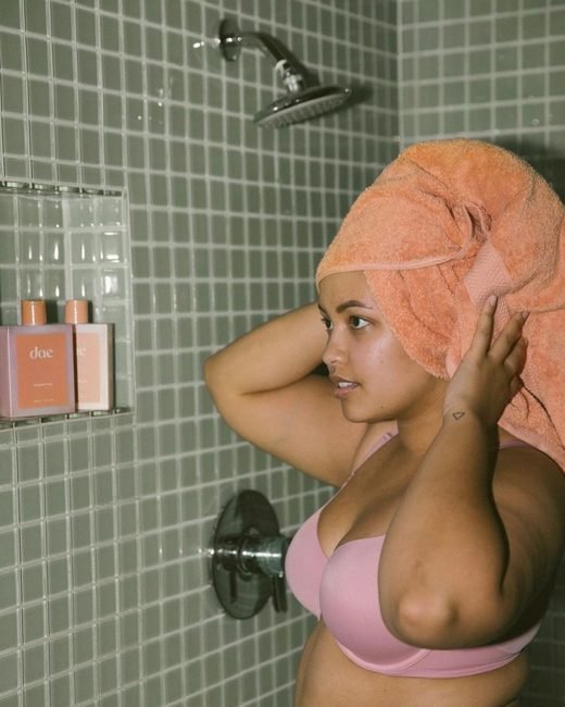 Close-up of healthy hair